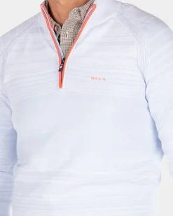 Solid coloured cotton jumper - Rhythm Blue