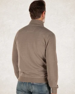 Solid coloured cotton stretch cardigan green