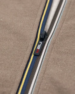 Solid coloured cotton stretch cardigan green