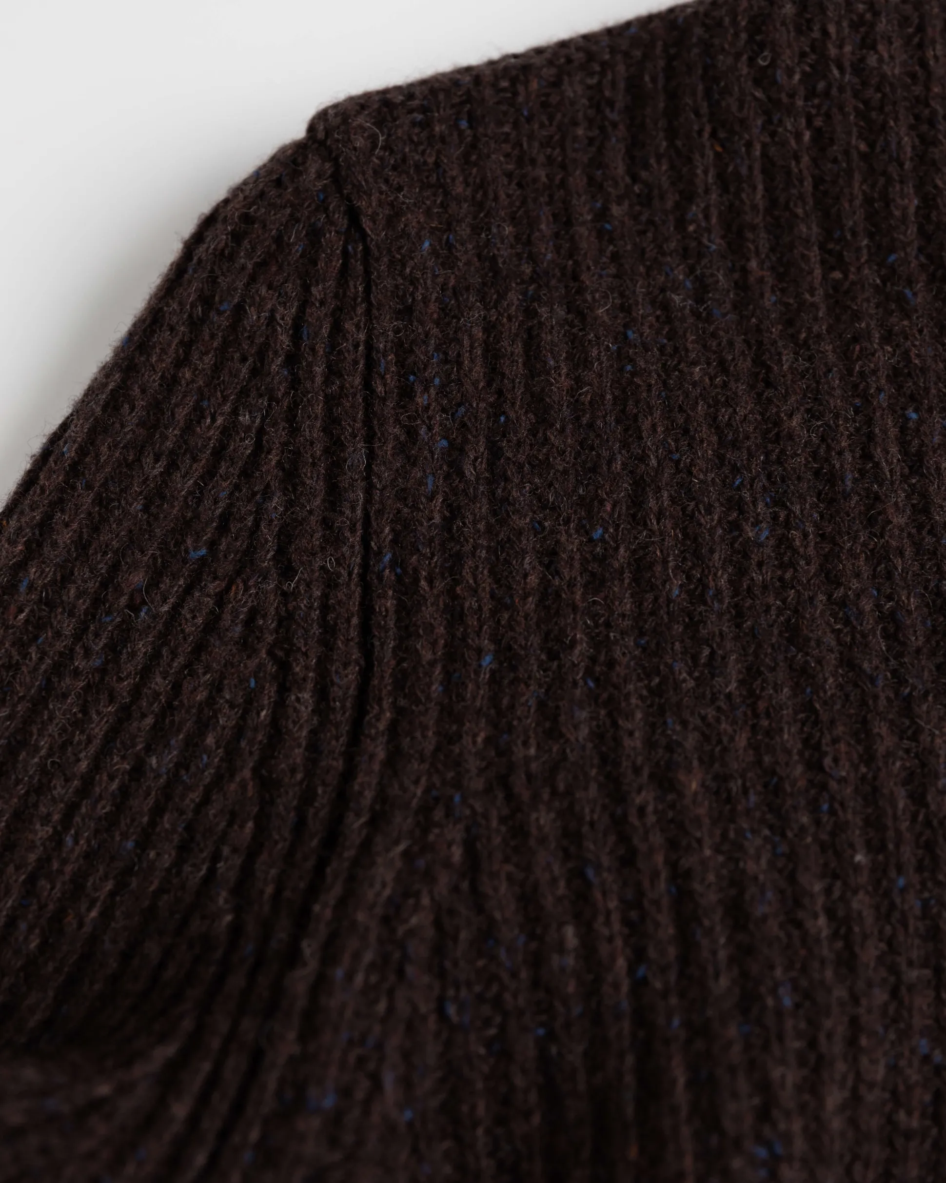 Solid coloured half zip jumper Dry - Clay Brown
