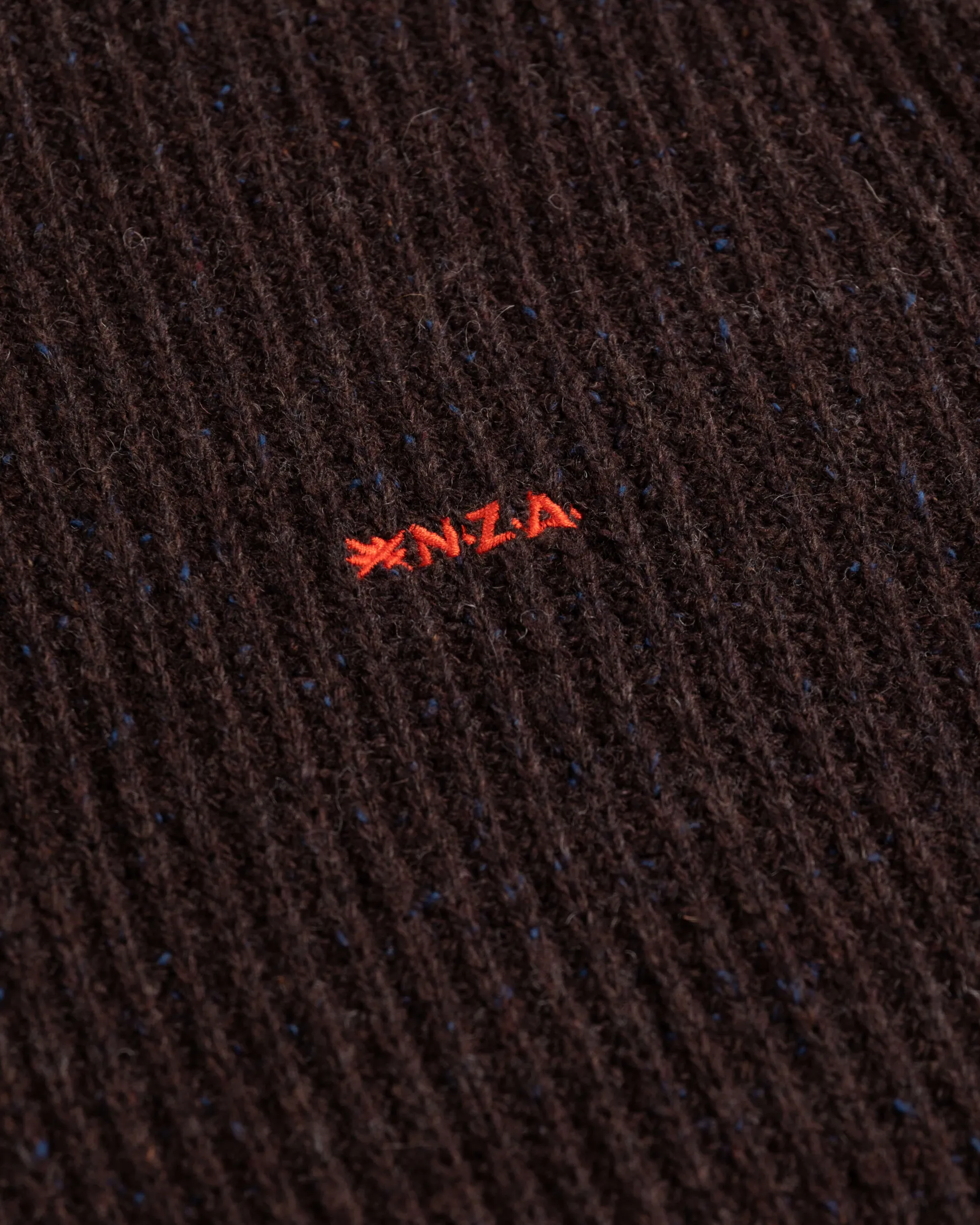 Solid coloured half zip jumper Dry - Clay Brown