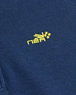 Solid coloured half zip sweatshirt Arapohue - Storm Blue