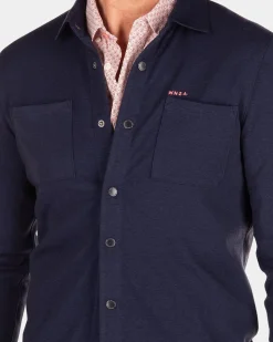 Solid coloured long sleeved shirt - Traditional Navy