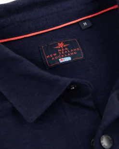 Solid coloured long sleeved shirt - Traditional Navy