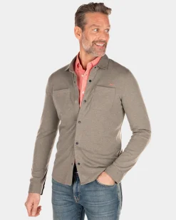 Solid coloured long sleeved shirt - Misty Army