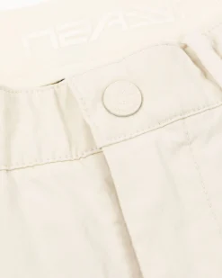 Solid coloured stretch chino - Cream