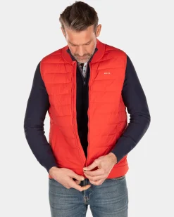 Solid coloured vest - Jacket Red