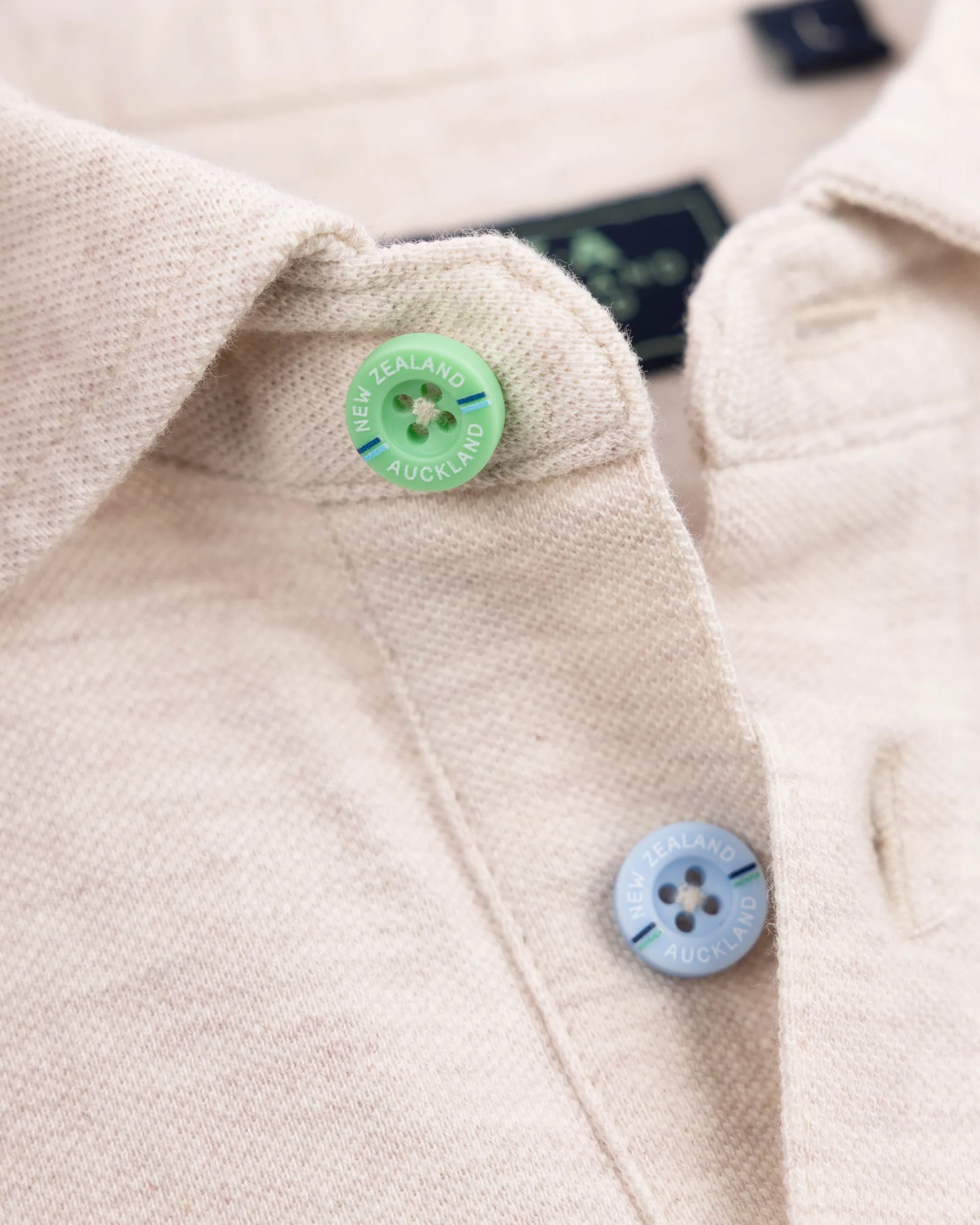 Solid Cotton Beige Polo