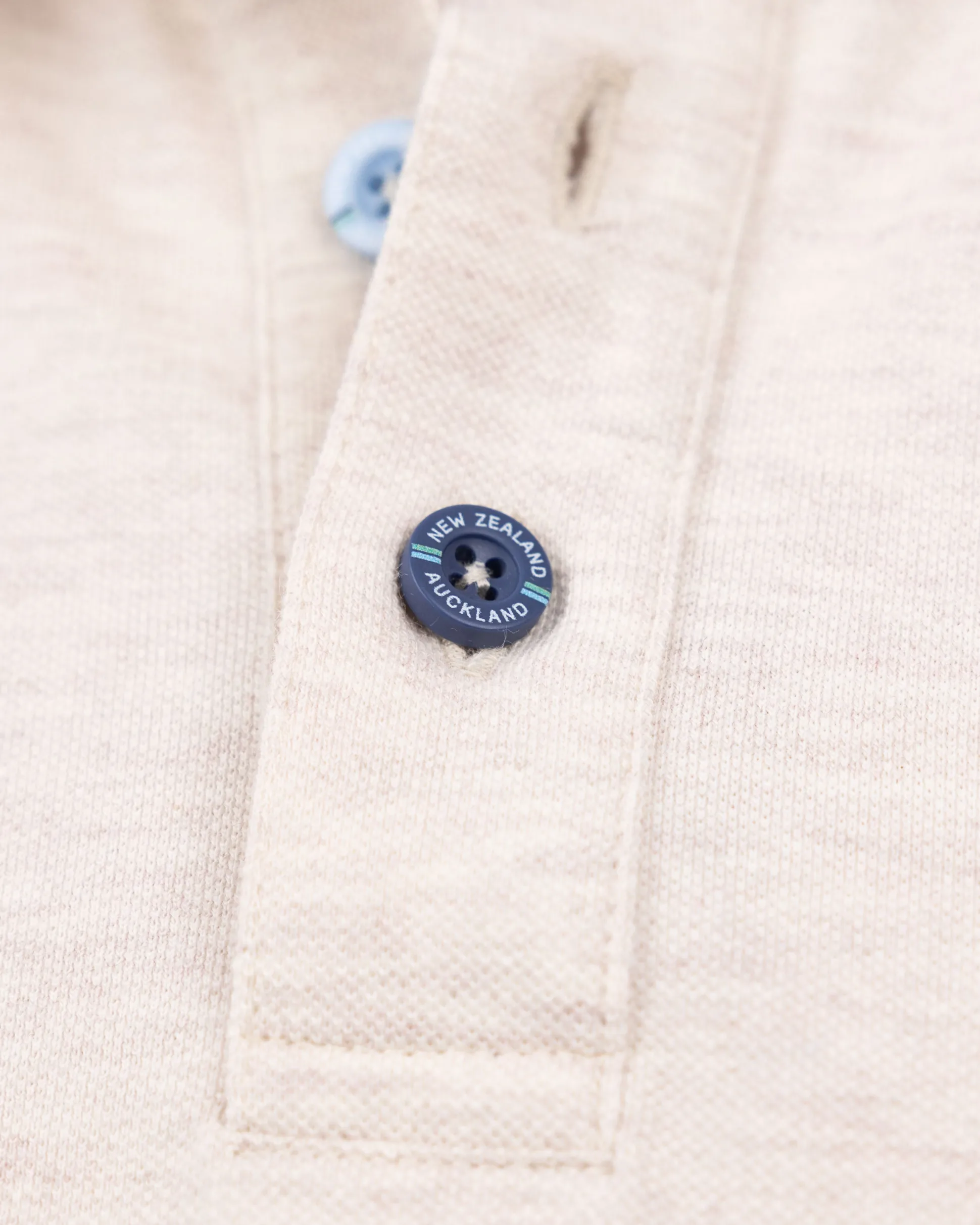 Solid Cotton Beige Polo