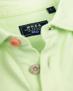 Solid Cotton Mint Green Polo