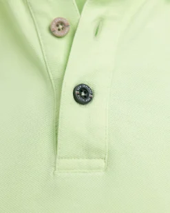 Solid Cotton Mint Green Polo