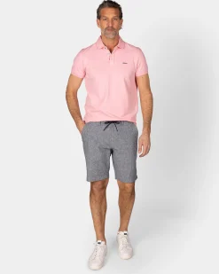 Solid Cotton Pastel Pink Polo