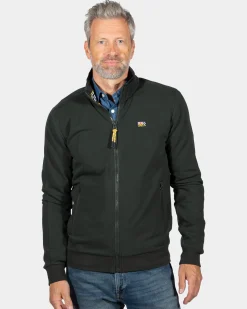 Sportive green cardigan Aratiatia - Eucalyptus Green