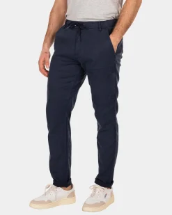 Sportive solid coloured chino - Traditional Navy