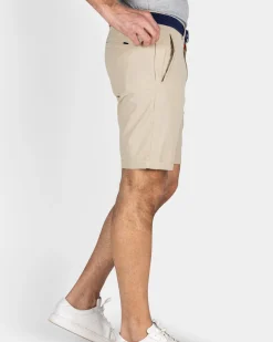 Sporty Sand-Colored Shorts