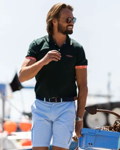 Sturdy cotton cargo shorts - Bright Sky