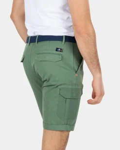 Sturdy cotton cargo shorts - Active Army