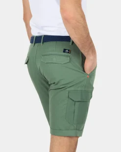 Sturdy cotton cargo shorts - Active Army