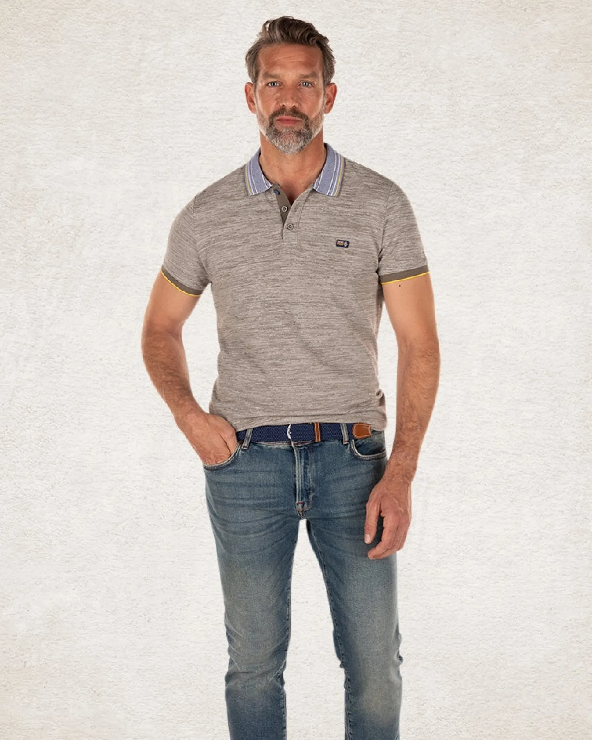 Summer evening polo shirt