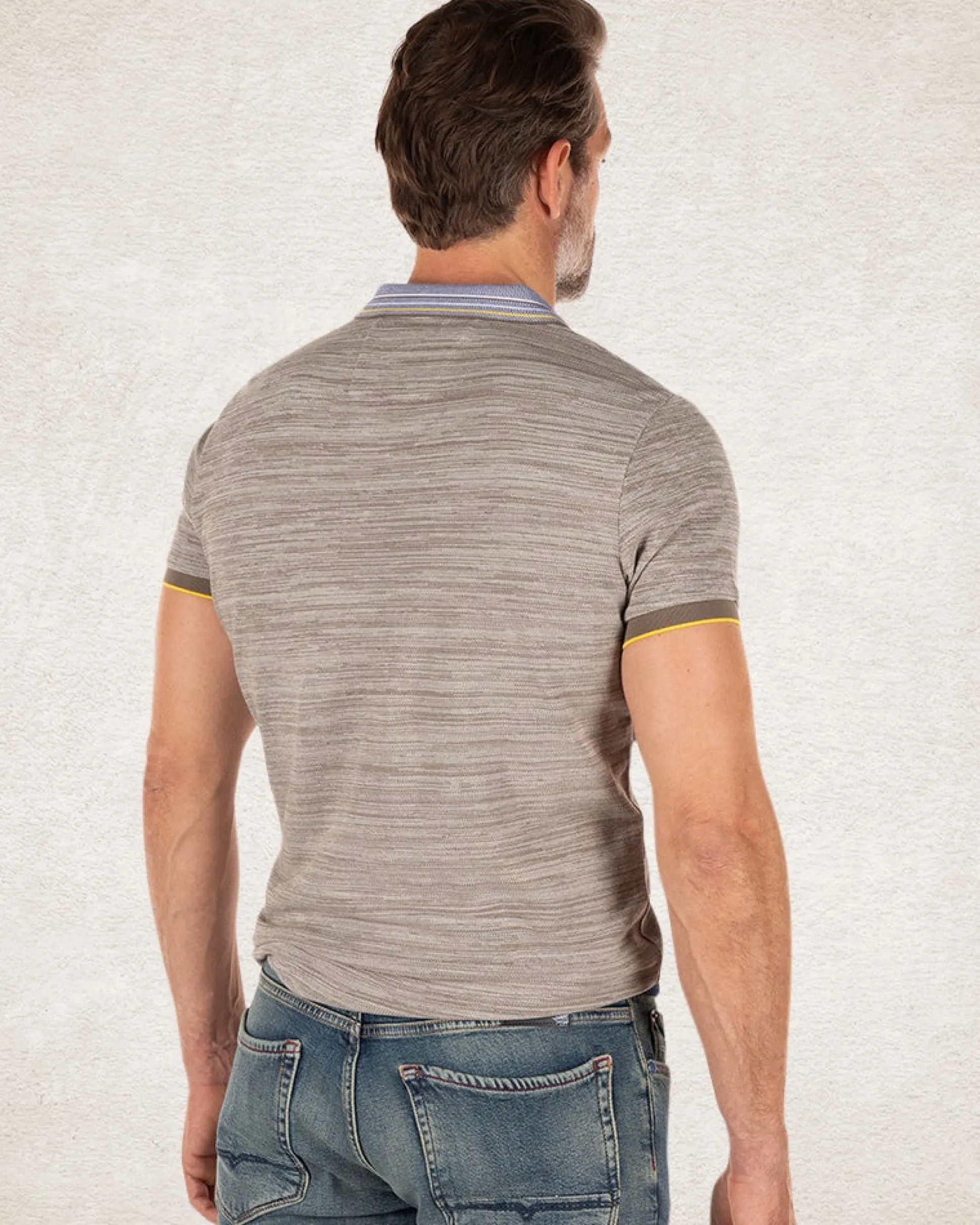Summer evening polo shirt