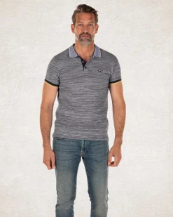 Summer evening polo shirt