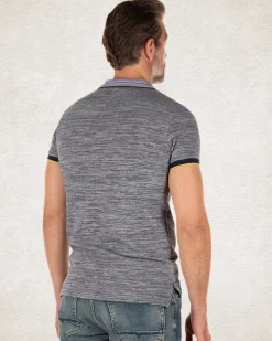Summer evening polo shirt
