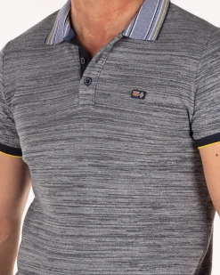 Summer evening polo shirt