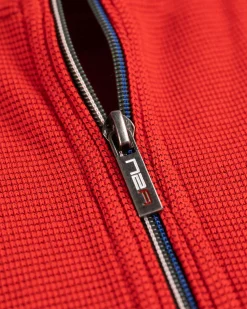 Sweatshirt with zipper Arapohue - Rustic Orange