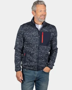 Terry cardigan Oruaiti - Storm Blue