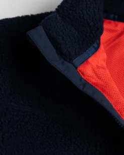Terry Sweat Cardigan Transit - Reef Navy