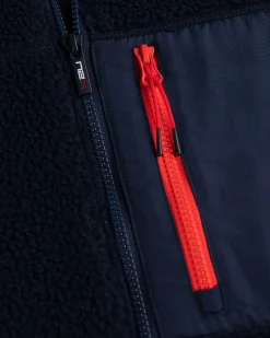 Terry Sweat Cardigan Transit - Reef Navy