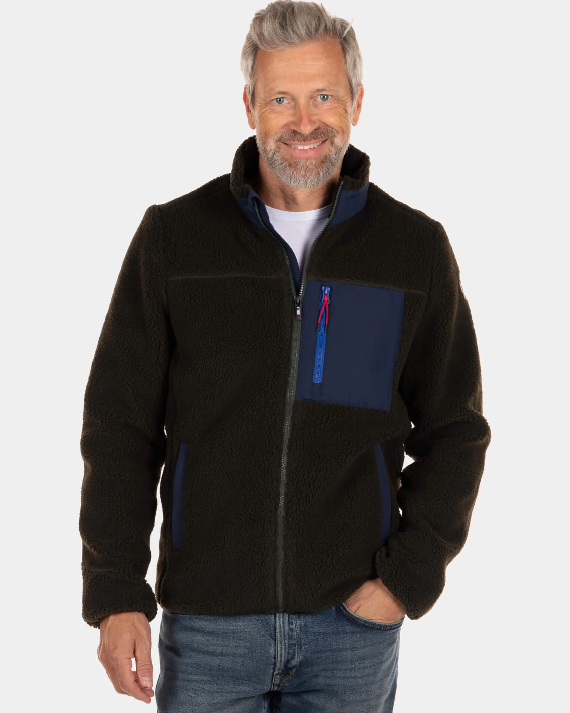 Terry Sweat Cardigan Transit - Dark Army