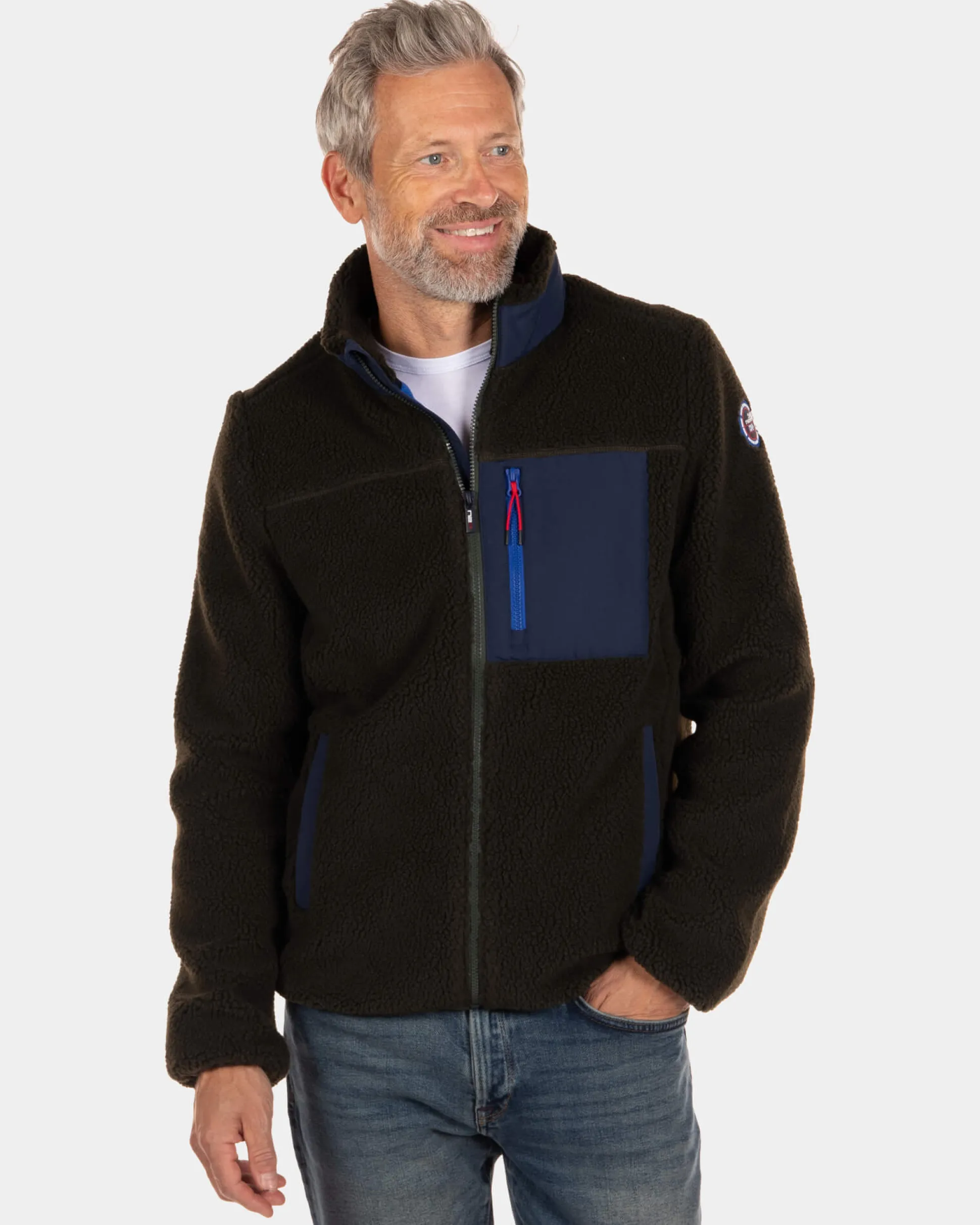 Terry Sweat Cardigan Transit - Dark Army