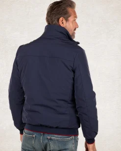 Water repellent bomber jacket Blue - Pitch navy