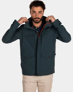 Water-repellent jacket with hood