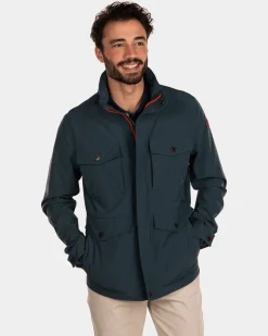 Water-repellent jacket with hood