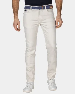 White colored jeans