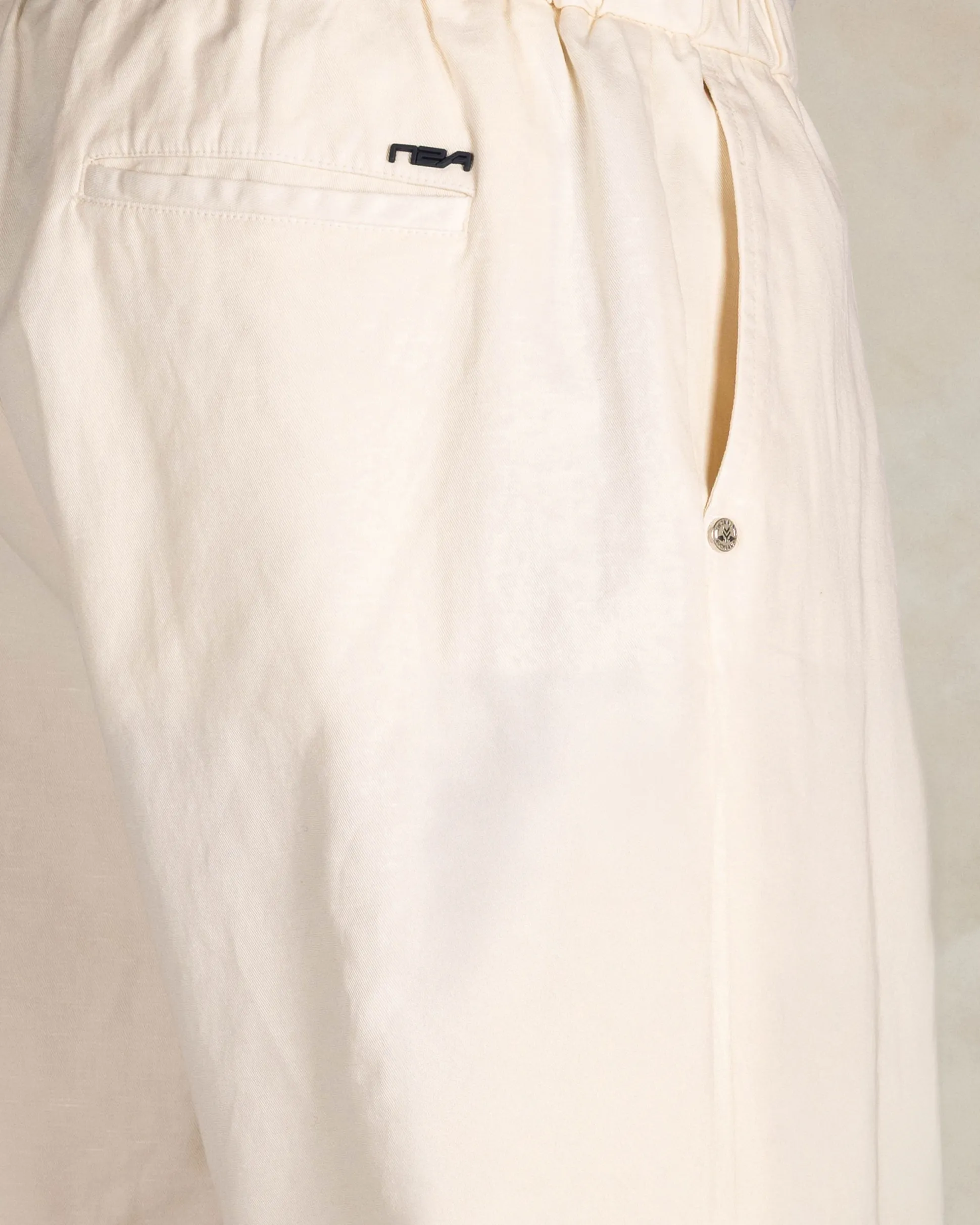 White safari shorts