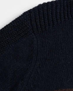 Winter knitted jumper Fraser - Ink Navy