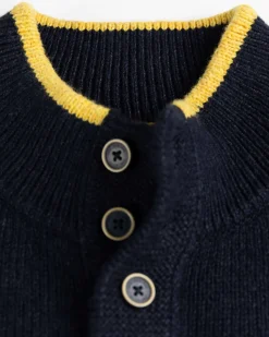 Winter knitted jumper Fraser - Ink Navy